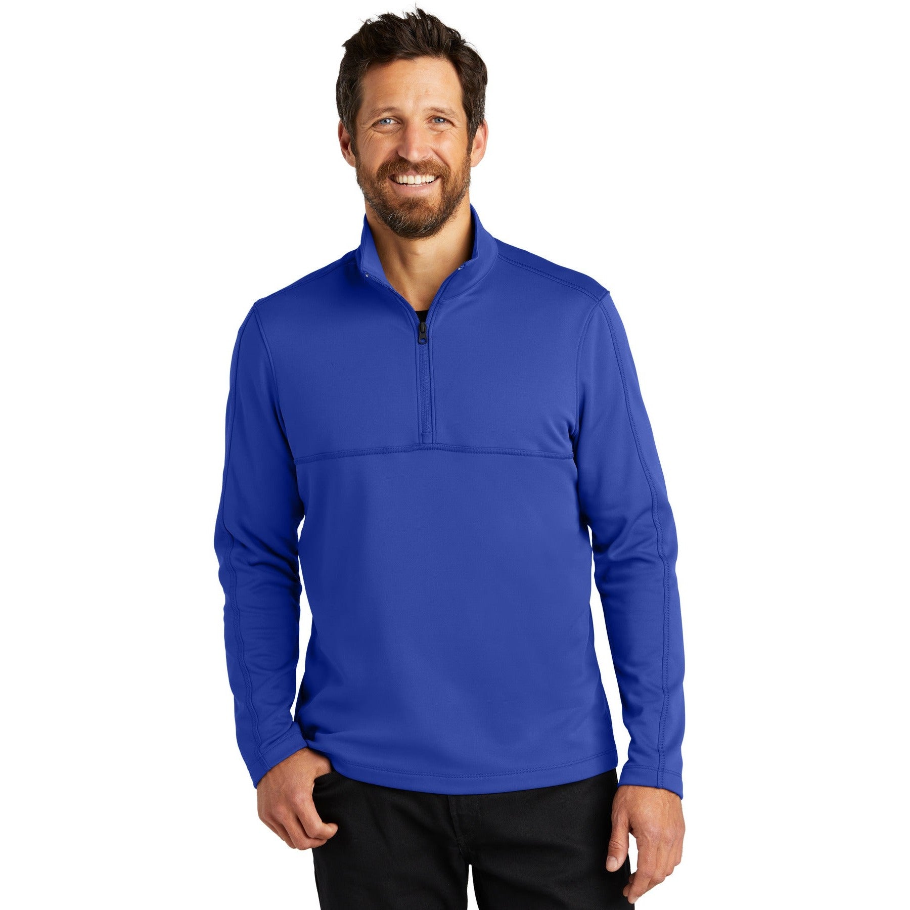 Port Authority-Port Authority® Smooth Fleece 1/4-Zip F804-MedTech-4